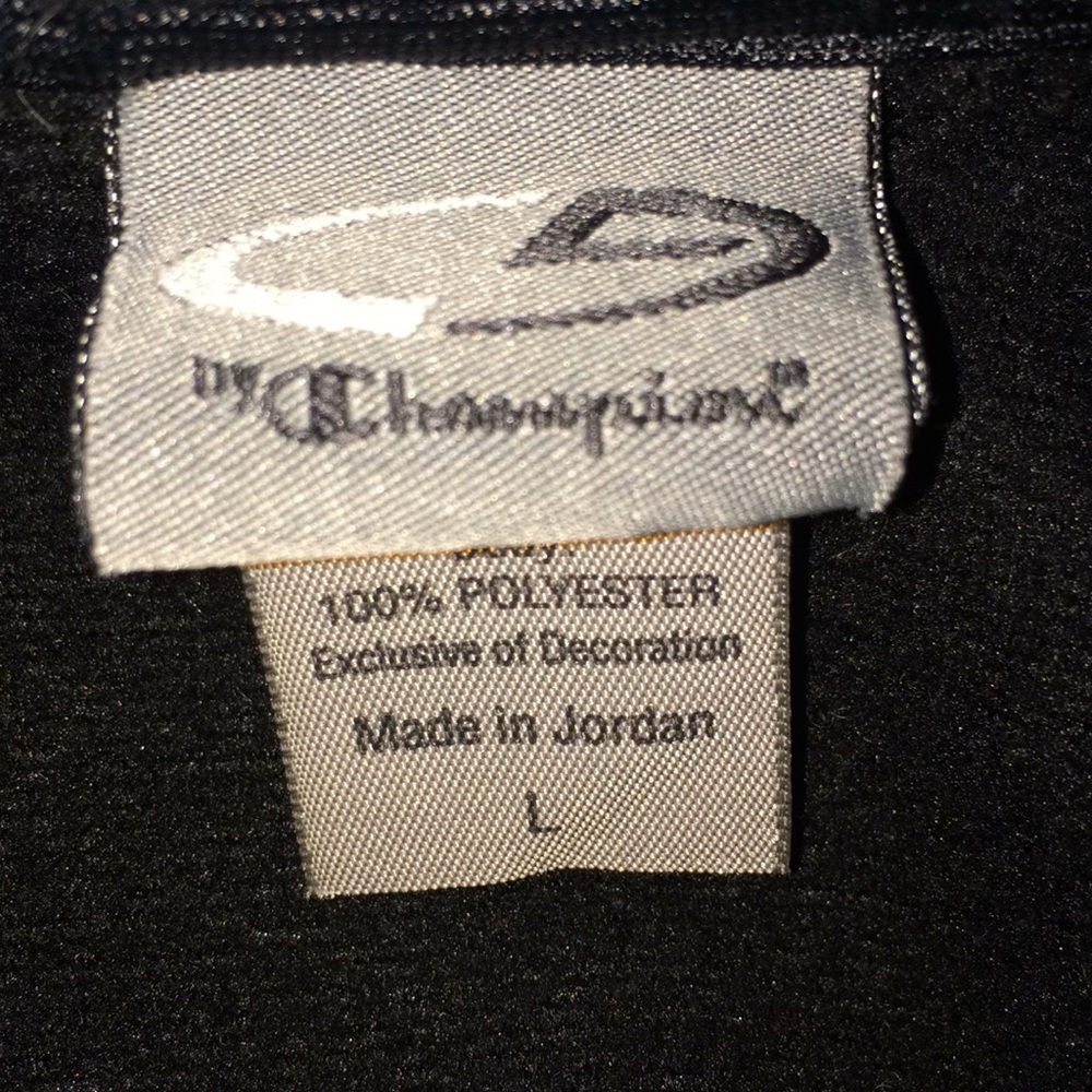 Men’s large sweater zip up. Champion brand large